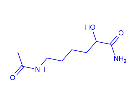 Molecular Structure of 855907-40-3 (Hexanamide,  6-acetamido-2-hydroxy-  (5CI))