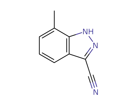 Molecular Structure of 90322-84-2 (7-methyl-1H-indazole-3-carbonitrile)