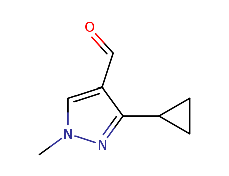 3-CYCLOPROPYL-1-METHYL-1H-PYRAZOLE-4-CARBALDEHYDE