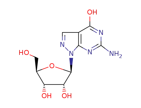 Molecular Structure of 85426-74-0 (6-aminoallopurinol riboside)