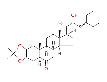 (2R,3S)-24-Ethyl-22-hydroxy-2,3-isopropylidenedioxy-5α-cholest-23-en-6-one