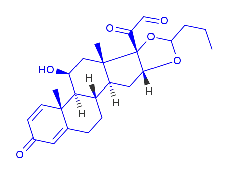 Molecular Structure of 85234-63-5 (21-Dehydro Budesonide)