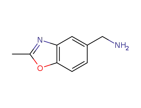 Molecular Structure of 903630-24-0 ((2-Methylbenzo[d]oxazol-5-yl)MethanaMine)