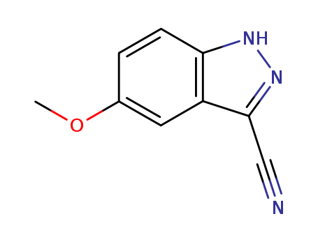 1H-Indazole-3-carbonitrile, 5-methoxy-