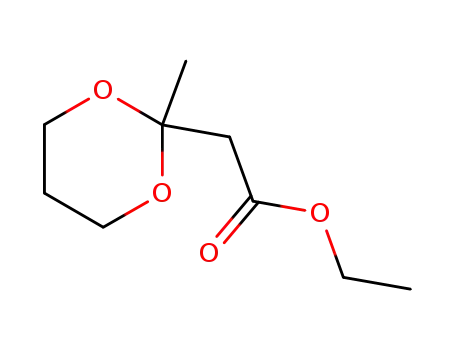 Molecular Structure of 90293-83-7 (ethyl 2-(2-methyl-1,3-dioxan-2-yl)acetate)