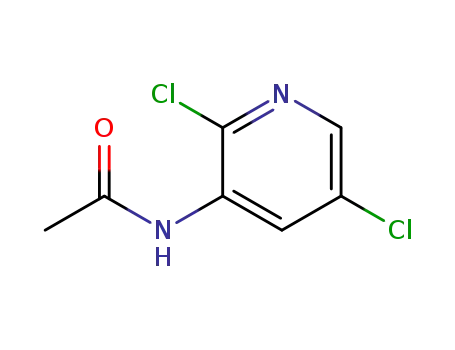 Molecular Structure of 1256478-46-2 (N-(2,5-dichloro-pyridin-3-yl)-acetamide)