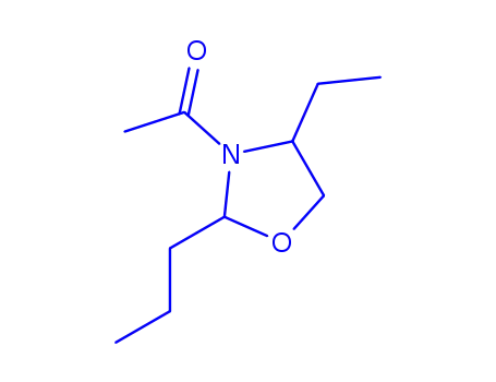 Oxazolidine,  3-acetyl-4-ethyl-2-propyl-  (5CI)