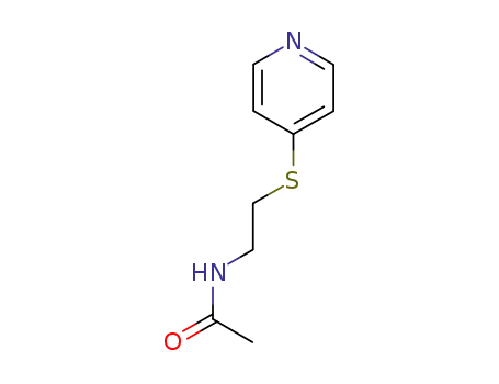 Molecular Structure of 90437-15-3 (Acetamide, N-[2-(4-pyridylthio)ethyl]- (7CI))