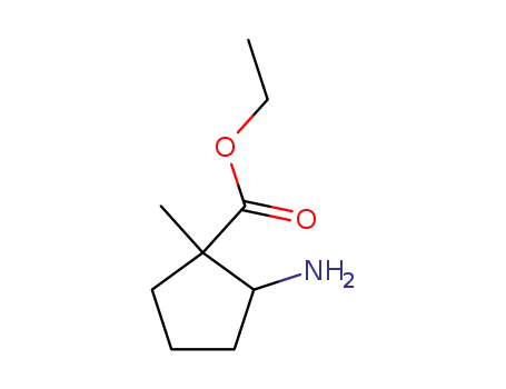 Molecular Structure of 85725-97-9 (ethyl 2-amino-1-methylcyclopentanecarboxylate)