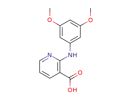 Molecular Structure of 85864-05-7 (2-(3',5'-dimethoxyanilino)nicotinic acid)