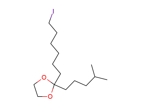 2-(6-iodo-hexyl)-2-(4-methyl-pentyl)-[1,3]dioxolane