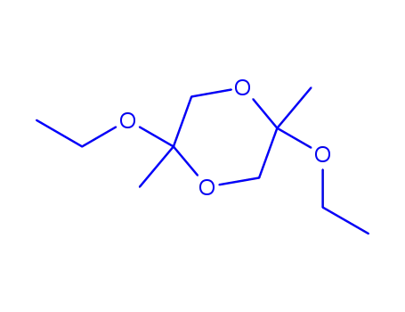 Molecular Structure of 854841-36-4 (p-Dioxane,  2,5-diethoxy-2,5-dimethyl-  (5CI))