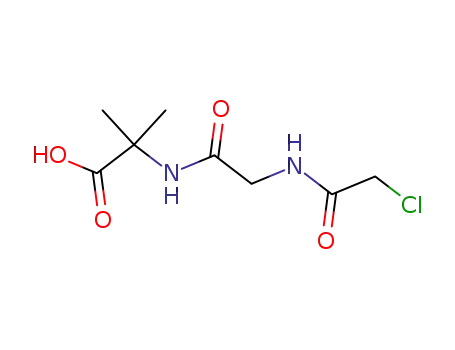 이소부티르산, -alpha–(-alpha–클로로아세트아미도아세트아미도)-(3CI)
