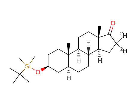 16,16-dideuterio-O<sup>3</sup>-[(1,1-dimethylethyl)dimethylsilanyl] epiandrosterone