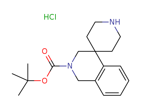 Spiro[isoquinoline-4(1H),4'-piperidine]-2(3H)-carboxylic acid, 1,1-dimethylethyl ester, monohydrochloride (9CI)