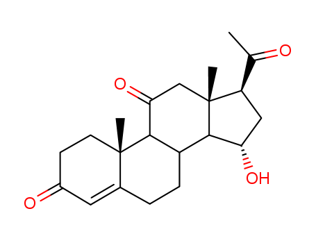 Pregn-4-ene-3,11,20-trione,15-hydroxy-, (15a)-(9CI) cas  855-05-0