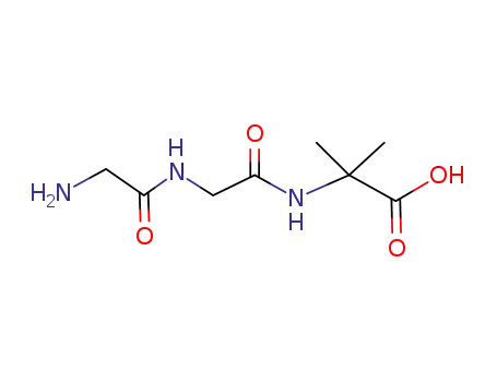 Molecular Structure of 857800-84-1 (Alanine,  glycylglycyl-2-methyl-)