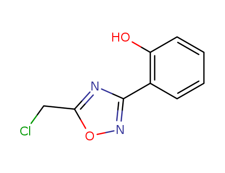 Phenol,2-[5-(chloromethyl)-1,2,4-oxadiazol-3-yl]- cas  90272-96-1