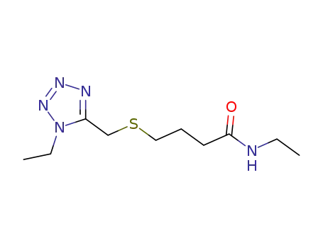 부탄아미드, N-에틸-4-(((1-에틸-1H-테트라졸-5-일)메틸)티오)-