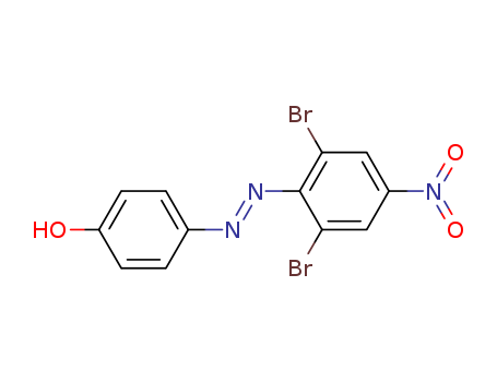 Phenol,4-[2-(2,6-dibromo-4-nitrophenyl)diazenyl]- cas  85605-80-7