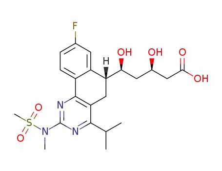 Molecular Structure of 854898-48-9 (ROSUVASTATIN)