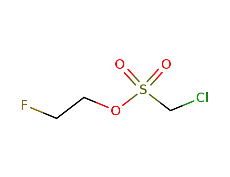 Molecular Structure of 85650-17-5 (2-fluoroethyl chloromethanesulfonate)