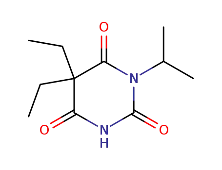 Molecular Structure of 85432-35-5 (N-isopropylbarbitone)