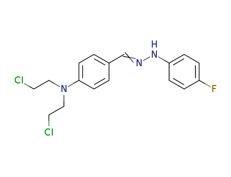 N-[[4-[bis(2-chloroethyl)amino]phenyl]methylideneamino]-4-fluoro-aniline cas  852-35-7