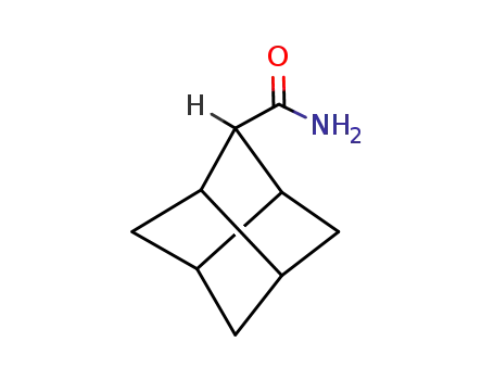 Molecular Structure of 85736-27-2 (Tricyclo[3.3.0.03,7]octane-2-carboxamide, stereoisomer (9CI))