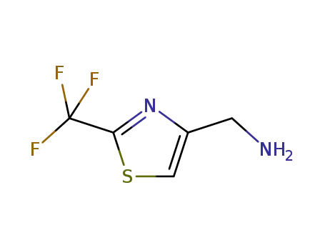 Molecular Structure of 852854-39-8 (2-(Trifluoromethyl)-4-thiazolemethanamine)