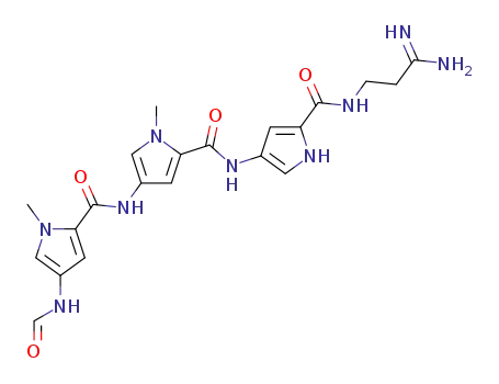 N-{5-[(5-{[(3Z)-3-amino-3-iminopropyl]carbamoyl}-1H-pyrrol-3-yl)carbamoyl]-1-methyl-1H-pyrrol-3-yl}-4-(formylamino)-1-methyl-1H-pyrrole-2-carboxamide