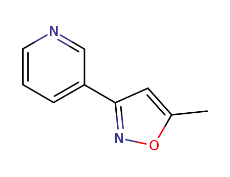 피리딘, 3-(5-메틸-3-이속사졸릴)-(9CI)