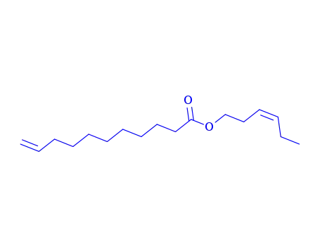 Molecular Structure of 85711-95-1 ((Z)-hex-3-enyl undec-10-enoate)