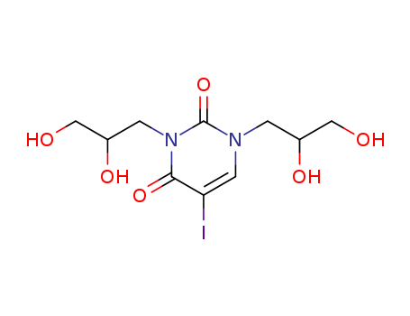 2,4(1H,3H)-Pyrimidinedione,1,3-bis(2,3-dihydroxypropyl)-5-iodo- cas  85446-55-5