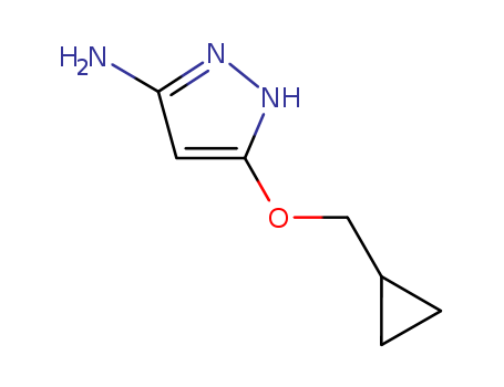 5-(Cyclopropylmethoxy)-1H-pyrazol-3-amine cas no. 852443-66-4 98%