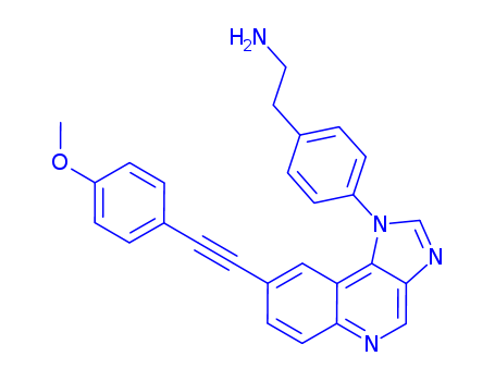 Benzeneethanamine, 4-[8-[2-(4-methoxyphenyl)ethynyl]-1H-imidazo[4,5-c]quinolin-1-yl]-