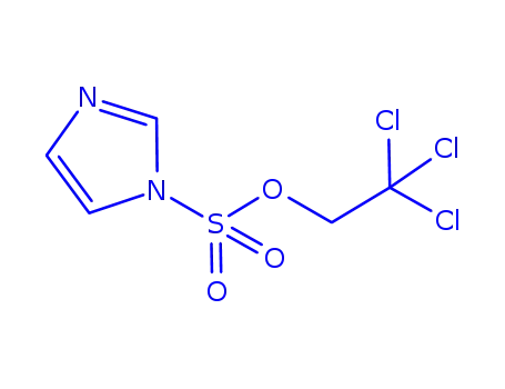 Molecular Structure of 903587-98-4 (2,2,2-Trichloroethoxysulfuryl Imidazole)
