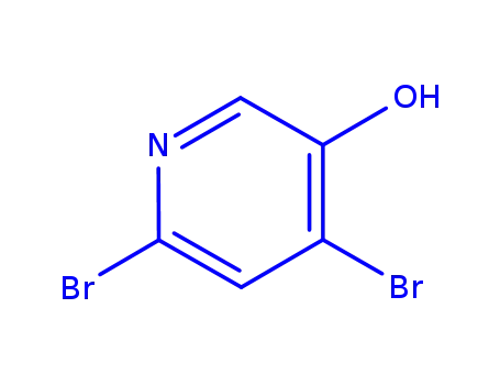 Molecular Structure of 857429-81-3 (2,4-Dibromo-5-hydroxypyridine)
