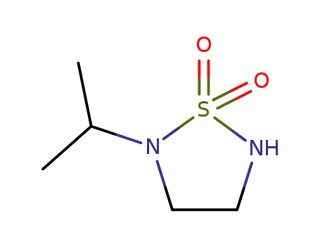 Molecular Structure of 85694-52-6 (1,2,5-Thiadiazolidine,2-(1-methylethyl)-,1,1-dioxide(9CI))