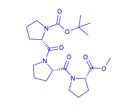 tert-Butyl 2-[(2-([2-(methoxycarbonyl)-1-pyrrolidinyl]carbonyl)-1-pyrr olidinyl)carbonyl]-1-pyrrolidinecarboxylate