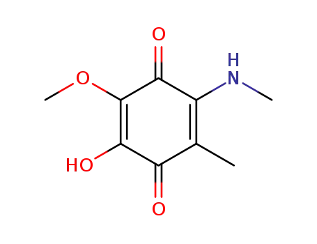2-hydroxy-3-methoxy-6-methyl-5-methylamino-[1,4]benzoquinone