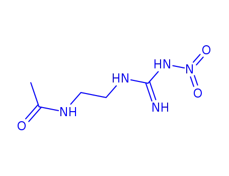 Acetamide,  N-[2-(2-nitroguanidino)ethyl]-  (5CI)