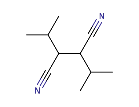 Molecular Structure of 85298-04-0 (2,3-di(propan-2-yl)butanedinitrile)