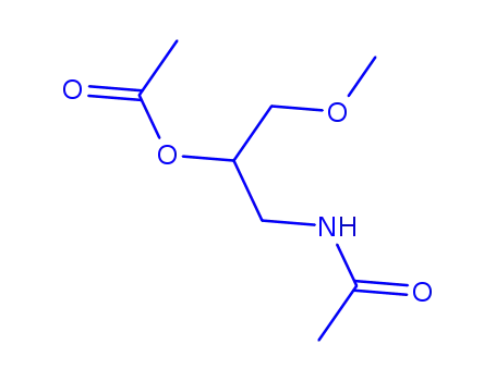 Acetamide,  N-(2-hydroxy-3-methoxypropyl)-,  acetate  (5CI)