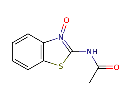 벤조티아졸, 2-아세트아미도-, 3-옥사이드(7CI)