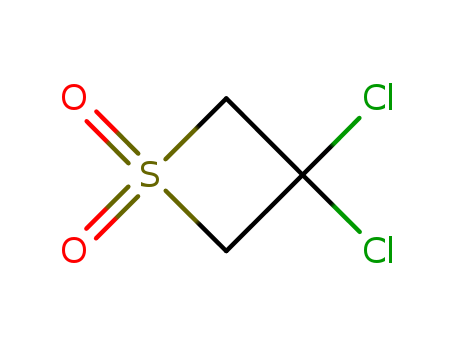 Thietane,3,3-dichloro-, 1,1-dioxide cas  90344-85-7