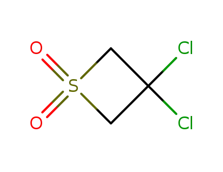 Molecular Structure of 90344-85-7 (3,3-Dichlorothietane-1,1-dioxide)