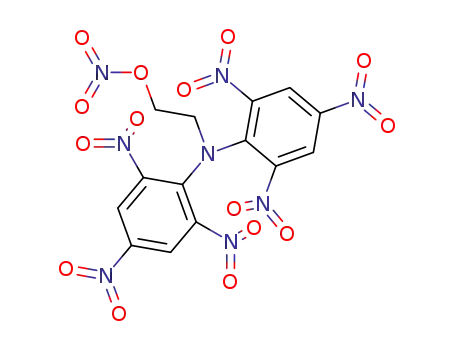 Molecular Structure of 856427-70-8 (2-[Bis(2,4,6-trinitrophenyl)amino]-ethyl-nitrate)