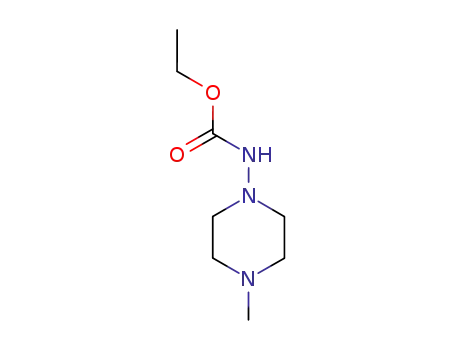 Molecular Structure of 90228-12-9 (1-Piperazinecarbamicacid,4-methyl-,ethylester(7CI))