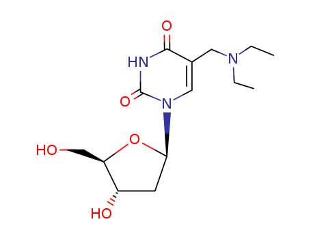 1-(2-deoxypentofuranosyl)-5-[(diethylamino)methyl]pyrimidine-2,4(1H,3H)-dione